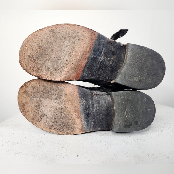 Fiorentini + Baker Eli Eternity Biker Boots Black Leather Ankle Boots Size 6 - Picture 8 of 12